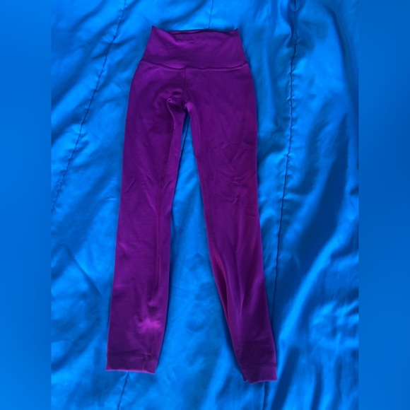 Lululemon ripened raspberry wunder train high rise 25” - Picture 7 of 7